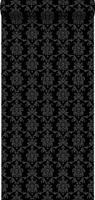 ESTAhome tapeta Barokní vzor černá - 136825 - 53 cm x 10,05 m