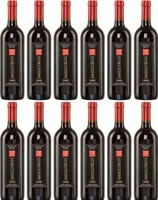Cavino Imiglykos rot 12x 0,75l Flasche | Lieblicher Rotwein aus Griechenland | 12% Vol. | + 20ml Jassas Olivenöl