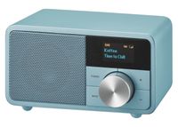 Sangean DDR-7 "Genuine Mini DAB" kompaktes Radio mit UKW, DAB+, Bluetooth, Akku Farbe: Norse Blue