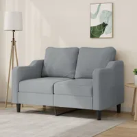 "2024"cloris 2-Sitzer-Sofa Hellgrau 120 cm Stoff - Klassische Sofas CHY88842703
