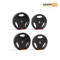 Závažia Zoomyo, 4-dielna súprava závažia so štandardným 30 mm otvorom, vhodná pre štandardné činky a tyče, s tromi úchopmi pre voľný tréning
