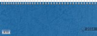 Glocken Tischkalender "Querterminbuch" 2024 blau