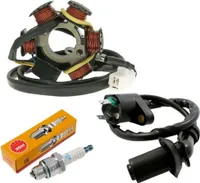 Lichtmaschine Zündspule Zündkerze Peugeot Speedfight 1 2 AC LC Zundung Buxy TKR
