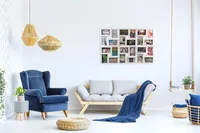 Henzo Fotorahmen - Magnolia Gallery - Collagerahmen für 24 Fotos - Fotogröße 10x15 cm - Weiß