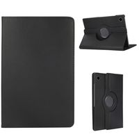 Für Samsung Galaxy Tab A8 2021 X205 X200 Schwarz 360 Grad Rotation Kunstleder Hülle Cover Tablet Tasche Case Etuis Neu