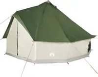 vidaXL Tipi-Familienzelt 6 Personen Grün Wasserdicht
