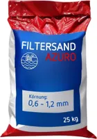 Azuro Filtersand 25 kg | 0,6 - 1,2 mm