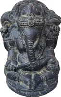 Schöner Ganesha aus Steinguss Neu Frostfest Witterungsbeständig KA-BRGLO-031