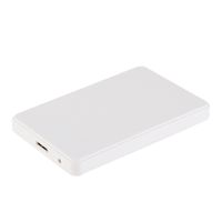 USB 3.0 2,5 Zoll SATA HDD SSD -Gehäuse externe Mobilfunk -Hartscheibe Hülle Box-Weiss