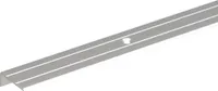 alfer Abschlussprofil 1 m, 25 x 10 mm Aluminium eloxiert silber