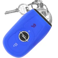 TPU Auto Schlüssel Hülle Silikon für OPEL Mokka Anhänger Schutz Cover Etui  Rot