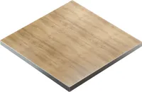 BRASIL | Gastro Tischplatte | B:T 70 x 70 cm | Eiche | Quadratisch | Melamin Tischplatte