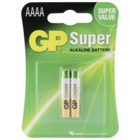 GP Batteries Batterie Alkaline AAAA / 02er Blister Batterien 030.25AC2
