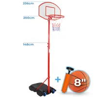 Kinder Basketballständer Basketballkorb 1.6-2.1m Einstellbare mit Ständer  SR 