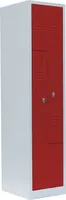 2er Z-Spind Umkleideschrank Stahl Kleiderschrank Garderobenschrank 525104