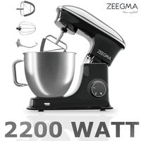 2200W Küchenmaschine 6,5 L Knetmaschine Rührmaschine Zeegma PLANET Teigmaschine
