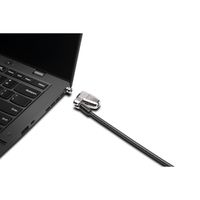 Kensington ClickSafe 2.0-Laptopschloss - Schwarz - Laptop - Schlüssel - Kensington - ClickSafe - Karbonstahl