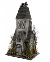 Unheimliches Geisterhaus mit Beleuchtung 95 x 53 x 43 cm