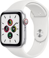 Apple Watch SE GPS + Cell 44mm Silver Alu White Sport Band