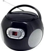 Soundmaster SCD 2120 czarny radioodtwarzacz CD odtwarzacz CD AUX przenośny bezprzewodowy