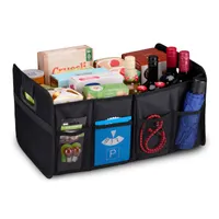 bonsport Kofferraumtasche faltbar mit Klett - Auto Kofferraum Organizer zum  Aufbewahren und Verstauen - Aufbewahrungsbox Kofferraum Box: :  Auto & Motorrad
