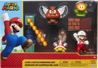 Nintendo 6,5 cm Lava Castle Diorama - Figuren