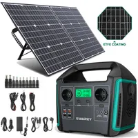 SWAREY S500 PRO Generateur Electrique Portable 500W(1000W Pic) avec 100W  Panneau Solaire Portable Kit Solaire avec Batterie 518Wh : : Jardin