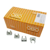 10 Stück OBO Bettermann Quickschellen Rohrschellen lichtgrau M20