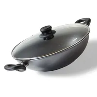 STONELINE® Wokpfanne 28 cm | mit Deckel - Schwarz