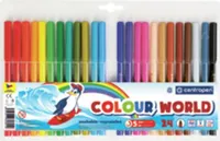 Fixy COLOUR WORLD 7550 trojboké, sada 24 barev