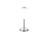 Trio Leuchten 525490107 Emerald Stolná lampa 4 W integrovaná matný nikel 15 x 15 x 29 cm Elegancia