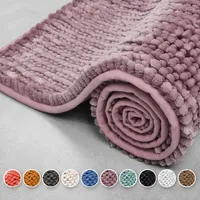 Koupelnová předložka Coral Chenille structure Purple 50 x 80 cm