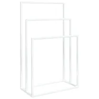 vidaXL Handtuchständer Weiß 48x24x79 cm Eisen