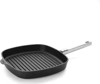 WOLL 'INDUKTION Diamond Logic Pro XR Guss-Steakpfanne, 28x28cm, mit Rillen'