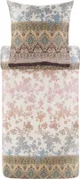 Bassetti Baumwollsatin-Bettwäsche-Garnitur AGRIGENTO Farbe BEIGE 42 Größe 135x200+80x80
