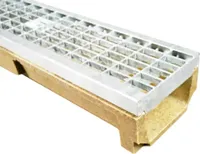 Entwässerungsrinnen TR-100 B-125 Verzinkt
