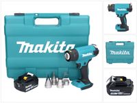 Makita DHG 181 F1K Akku Heißluftgebläse 18 V 150 - 550°C + 1x Akku 3,0 Ah + Koffer - ohne Ladegerät