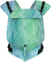 HOPPEDIZ Babytrage Primeo ab Geburt (2,5 kg) Bauchtrage & Rückentrage aus 100 % Baumwolle Grenada creme