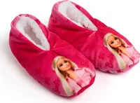 Barbie Ballerinas für Mädchen - ABS Winter Hausschuhe gefüttert Kinder Slipper Pantoffeln Pink, Größe:27-30