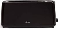 Livoo DOD168N Langschlitz-Toaster schwarz 900 Watt
