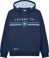 Lambretta - "AW24" Pánská mikina s kapucí LB250 (4XL) (Námořnická modrá)