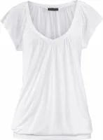 LASCANA V-Shirt weiß Größe 48/50