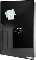 BLOMUS Edelstahl Schlüsselkasten gross VELIO, Schlüsselbrett inkl. 6 Magnete schwarz 65367