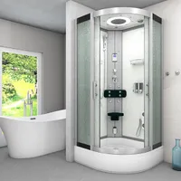 Duschkabine Dusche D58-50M0 Komplettdusche Fertigdusche 90x90 cm