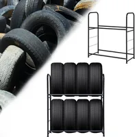 VA-Cerulean 4/8x držák na pneumatiky držák na stěnu stojanu na pneumatiky držák na stěnu stojanu na pneumatiky nosnost až 25 kg pro garáž (stojan na pneumatiky)