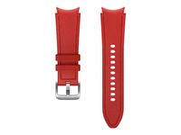 Samsung Hybrid Leather Band (20 mm, S/M), Red