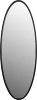 Matz oval Wandspiegel 60x160cm Schwarz Vintage