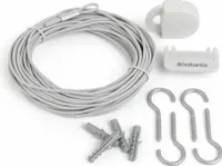 Brabantia 105647, Šnúry na bielizeň, Biela, 12 m, 135 mm, 135 mm, 35 mm