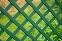 KHW Spalier / Rankgitter (2-tlg.) 100 cm mit Erdspieß grün