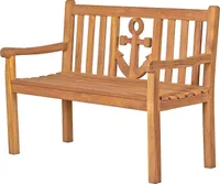 Teakholz Gartenbank - bene living - Anker 120 cm